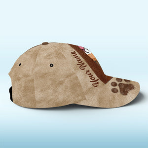 My Cuties Paw - Casquette personnalisée pour chien, imprimé intégral, classique - Cadeau pour propriétaires et amoureux des animaux