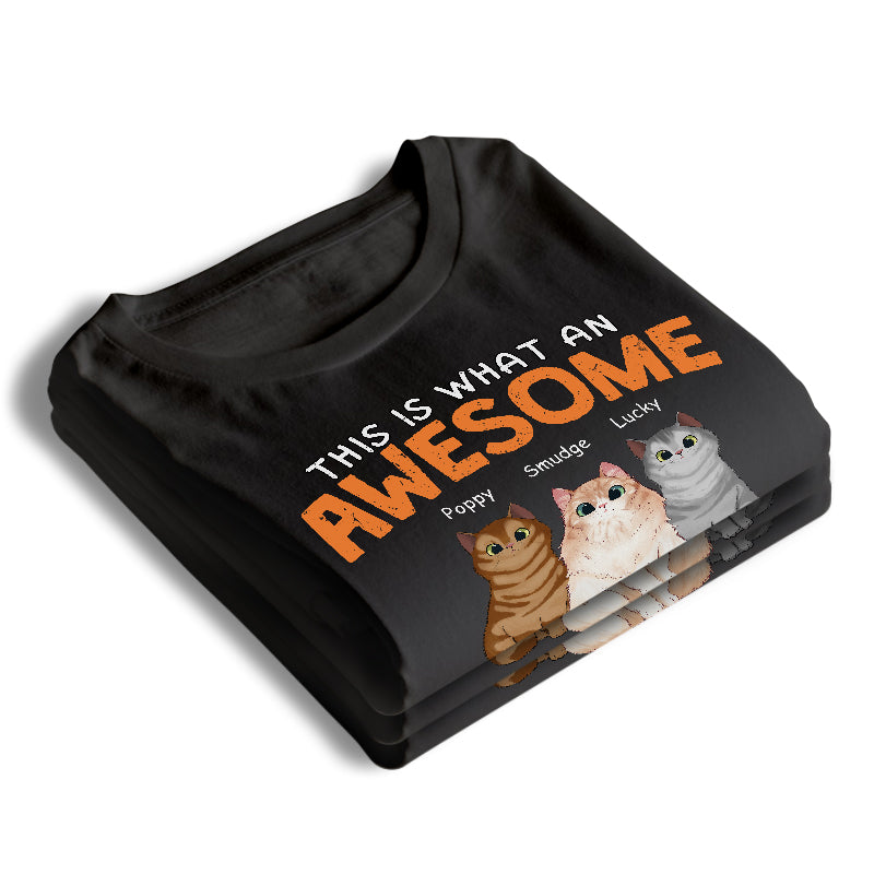Papa chat génial ! T-shirt unisexe personnalisé, sweat à capuche, sweat-shirt ! Cadeau pour la fête des pères, pour les propriétaires d'animaux et les amoureux des animaux.