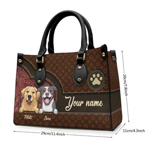 La vie est meilleure avec votre adorable petit animal en fourrure ! Sac à main en cuir personnalisé pour chien et chat ! Cadeau idéal pour les propriétaires et les amoureux des animaux.