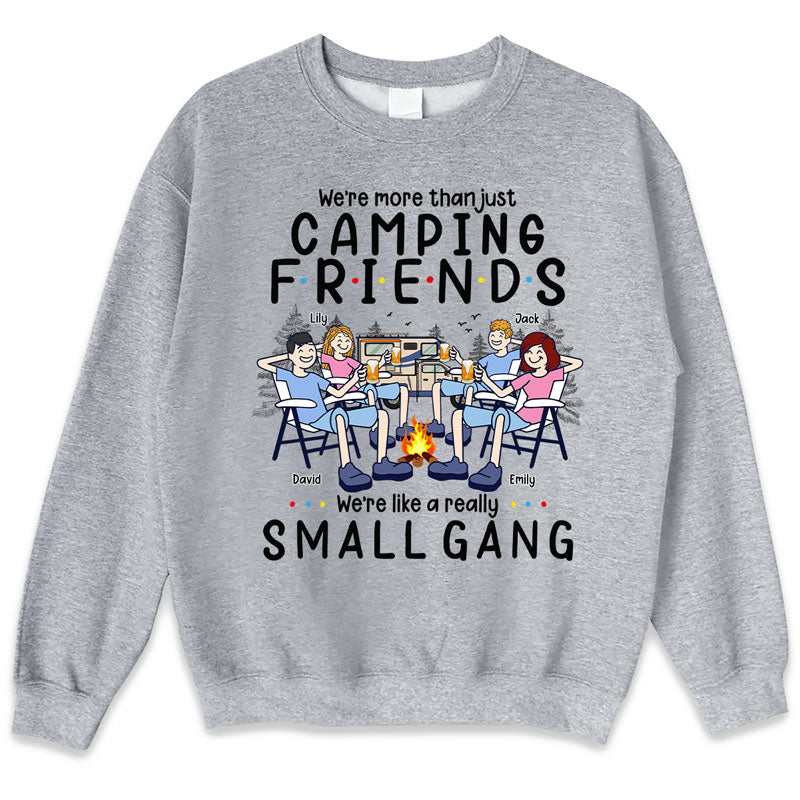 Nous sommes plus que de simples amis de camping - T-shirt, sweat à capuche, sweat-shirt unisexe personnalisé de camping - Cadeau pour les meilleurs amis, BFF, sœurs, amoureux du camping