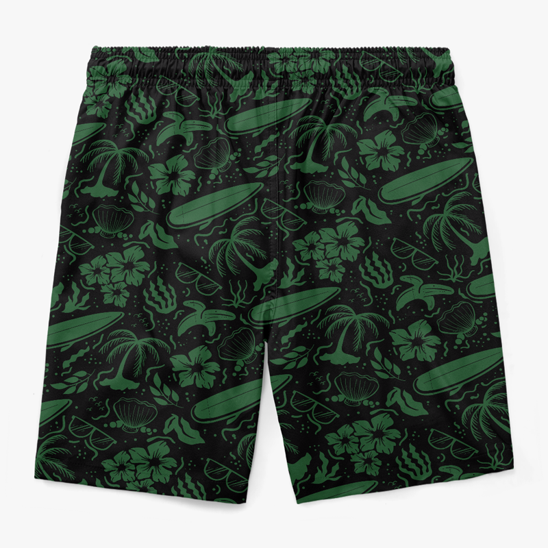 Arrête de me regarder fixement ! Short de plage hawaïen personnalisé et humoristique pour homme, motif tropical Aloha ! Cadeau idéal pour les vacances d'été ou les anniversaires de mariage.