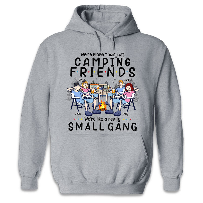 Nous sommes plus que de simples amis de camping - T-shirt, sweat à capuche, sweat-shirt unisexe personnalisé de camping - Cadeau pour les meilleurs amis, BFF, sœurs, amoureux du camping
