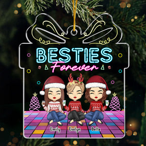 Tu es ma sœur de cœur - Décoration personnalisée pour meilleure amie - Boîte cadeau en acrylique - Cadeau de Noël pour meilleures amies, meilleures amies, sœurs