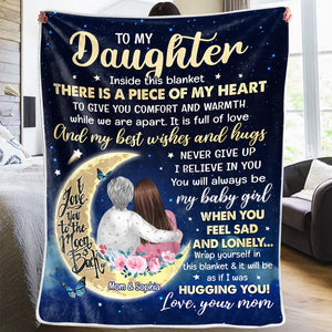 Ma fille, je suis si fière de toi - Couverture familiale personnalisée - Cadeau d'anniversaire de maman