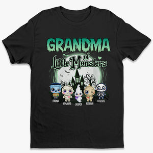 Grandma Of These Little Monsters - Personalized Unisex T-Shirt, Hoodie, Sweatshirt - Gift For Grandma, Gift For Grandparents, Halloween Gift