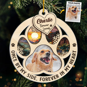 Custom Photo My Hardest Goodbye - Memorial Personalized Custom Ornament - Acrylic Custom Shaped - Christmas Gift, Sympathy Gift For Pet Owners, Pet Lovers