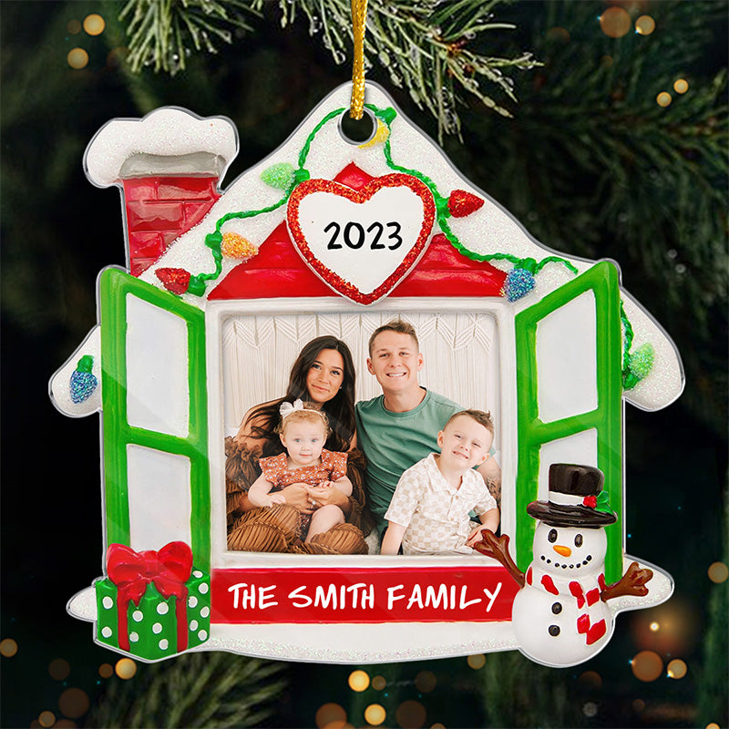 Une photo personnalisée pour la famille est un cadeau spécial ! Décoration personnalisée pour la famille ! Acrylique en forme personnalisée ! Cadeau de Noël pour les membres de la famille