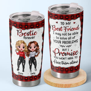 Grâce à toi, je ris - Gobelet personnalisé Bestie - Cadeau de Noël pour les meilleures amies, BFF, sœurs