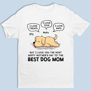Mais je t'aime plus que tout - T-shirt unisexe personnalisé pour chien, sweat à capuche, sweat-shirt - Fête des Mères, cadeau pour les propriétaires d'animaux, amoureux des animaux