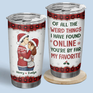 Je t'ai rencontré, je t'ai aimé - Verre personnalisé pour couple - Cadeau de Noël pour mari et femme, anniversaire