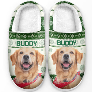 Photo personnalisée « Un Noël merveilleux » - Chaussons moelleux personnalisés pour chiens et chats - Cadeau de Noël pour propriétaires et amoureux des animaux