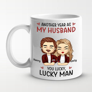 Une autre année en tant que petit ami - Tasse personnalisée pour couple - Cadeau pour mari et femme, anniversaire
