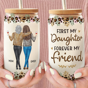 Parfois, on oublie qu'on est génial - Tasse en verre personnalisée pour la famille, tasse à café glacé - Cadeau pour maman, fille