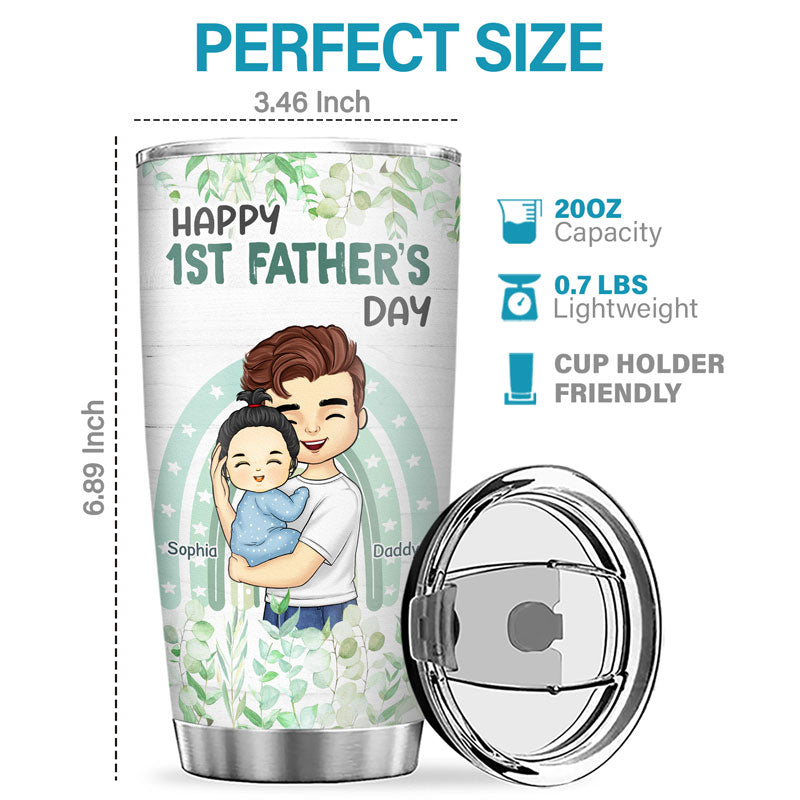 Sache juste que je t'aime vraiment - Gobelet personnalisé pour la famille - Cadeau de fête des pères, d'anniversaire pour le premier papa