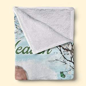 Couverture personnalisée avec photo de votre proche, de votre grand amour et de votre grand regret - Cadeau de Noël, souvenir de condoléances pour les proches