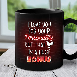 Embrasse-moi comme si je n'avais jamais été embrassé auparavant - Tasse noire personnalisée pour couple - Cadeau pour mari et femme, anniversaire