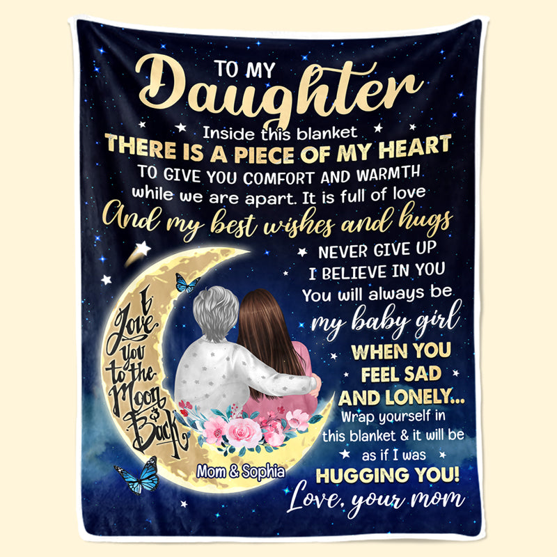 Ma fille, je suis si fière de toi - Couverture familiale personnalisée - Cadeau d'anniversaire de maman