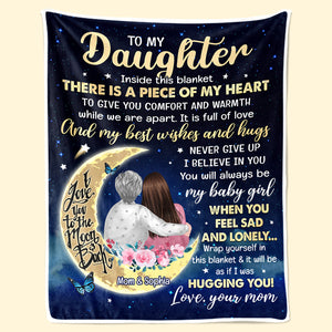 Ma fille, je suis si fière de toi - Couverture familiale personnalisée - Cadeau d'anniversaire de maman
