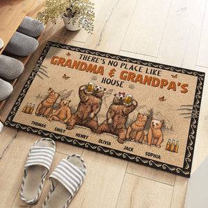 Il n'y a pas de meilleur endroit que la maison - Tapis décoratif personnalisé pour la maison - Cadeau de pendaison de crémaillère, cadeau pour grand-père, grand-mère