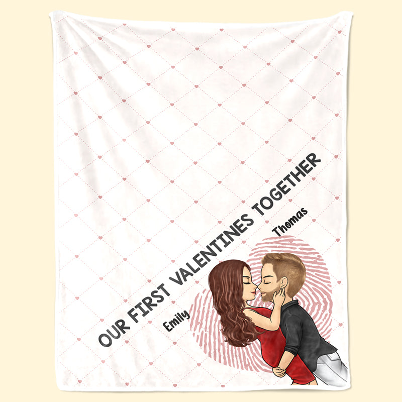 Faisons en sorte que cela dure pour toujours - Couverture personnalisée pour couple - Cadeau de Saint-Valentin pour mari et femme, anniversaire, première Saint-Valentin ensemble