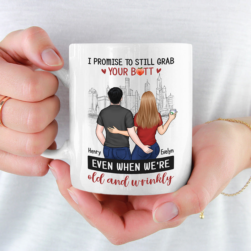 Je t'aime du fond du cœur - Tasse personnalisée pour couple - Cadeau pour mari et femme, anniversaire