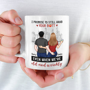 Je t'aime du fond du cœur - Tasse personnalisée pour couple - Cadeau pour mari et femme, anniversaire