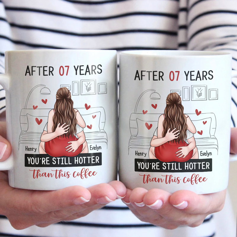 Tu es toujours plus sexy que ce café - Tasse personnalisée pour couple - Cadeau de Noël pour mari et femme, anniversaire
