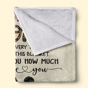 My Mother Is A Walking Miracle - Family Personalized Custom Blanket - Christmas Gift For Mom