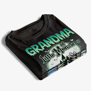 Grandma Of These Little Monsters - Personalized Unisex T-Shirt, Hoodie, Sweatshirt - Gift For Grandma, Gift For Grandparents, Halloween Gift