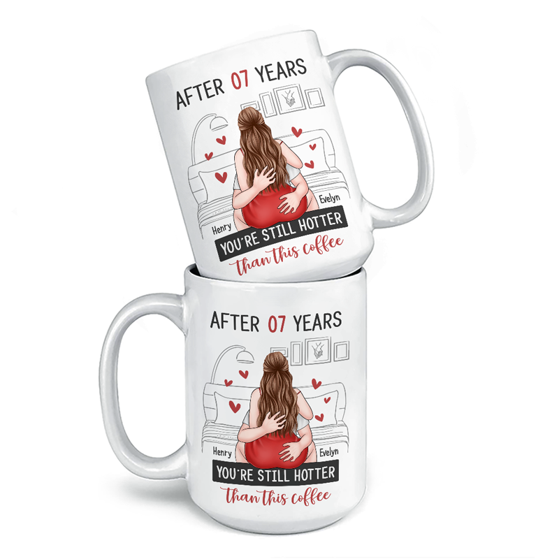 Tu es toujours plus sexy que ce café - Tasse personnalisée pour couple - Cadeau de Noël pour mari et femme, anniversaire