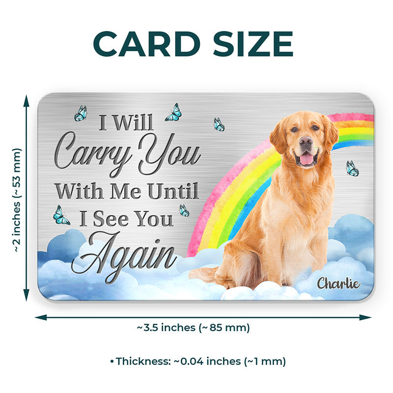 Photo personnalisée « Mon meilleur ami a quatre pattes » – Carte portefeuille personnalisée en aluminium – Cadeau de condoléances pour les propriétaires et les amoureux des animaux