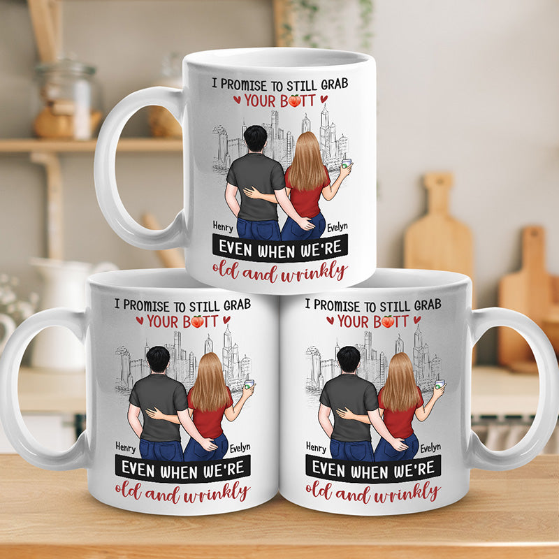 Je t'aime du fond du cœur - Tasse personnalisée pour couple - Cadeau pour mari et femme, anniversaire