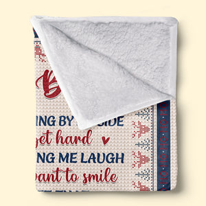 Need You Till The End - Bestie Personalized Custom Blanket - Gift For Best Friends, BFF, Sisters
