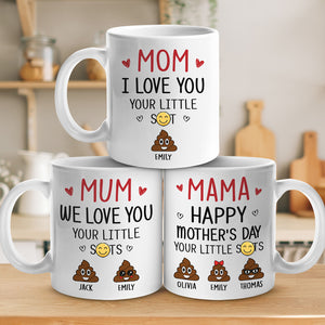 Ma mère est une reine - Mug personnalisé pour la famille - Fête des mères, cadeau pour maman