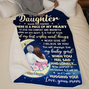 Ma fille, je suis si fière de toi - Couverture familiale personnalisée - Cadeau d'anniversaire de maman