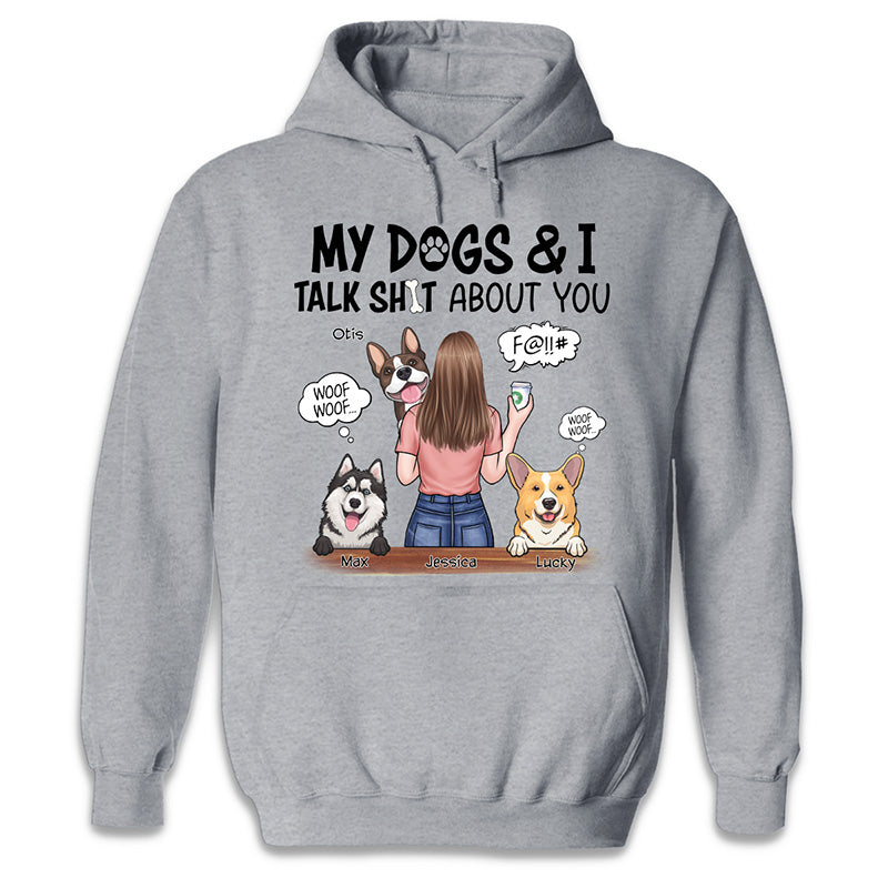 Mon petit chien - T-shirt unisexe personnalisé, sweat à capuche, sweat-shirt - Cadeau pour les propriétaires et les amoureux des animaux