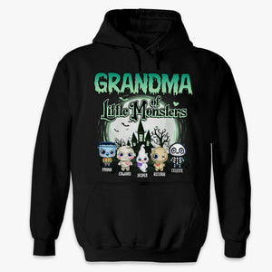 Grandma Of These Little Monsters - Personalized Unisex T-Shirt, Hoodie, Sweatshirt - Gift For Grandma, Gift For Grandparents, Halloween Gift