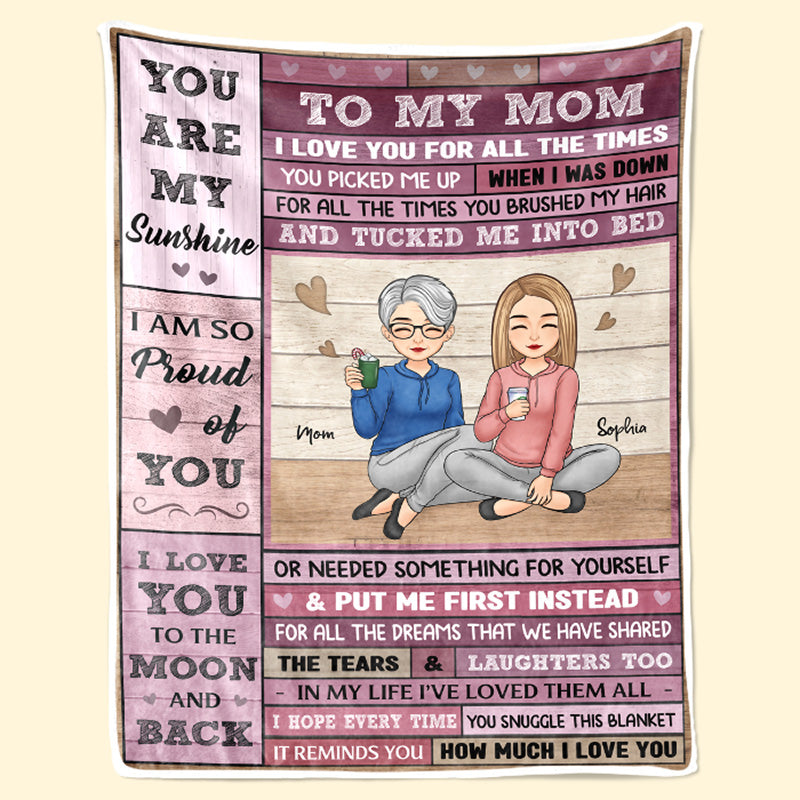 À ma belle fille - Couverture familiale personnalisée - Cadeau de Noël de maman