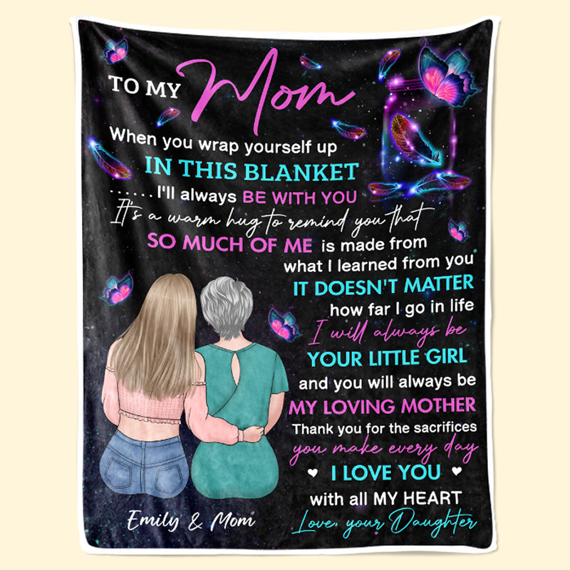 Telle mère, telle fille - Couverture familiale personnalisée - Cadeau de Noël de maman