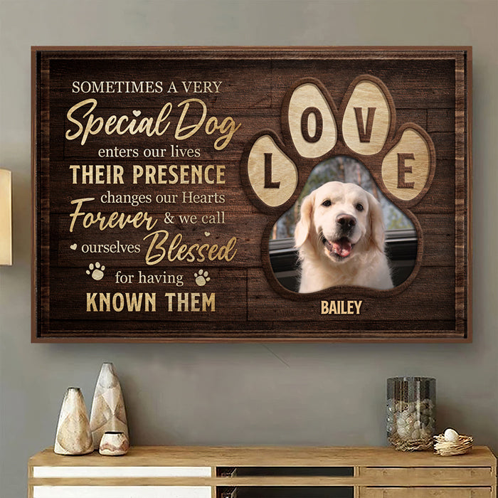 Tu étais mon préféré ! Bonjour ! Affiche horizontale personnalisée ! Télécharger une image, cadeau pour les amoureux des animaux