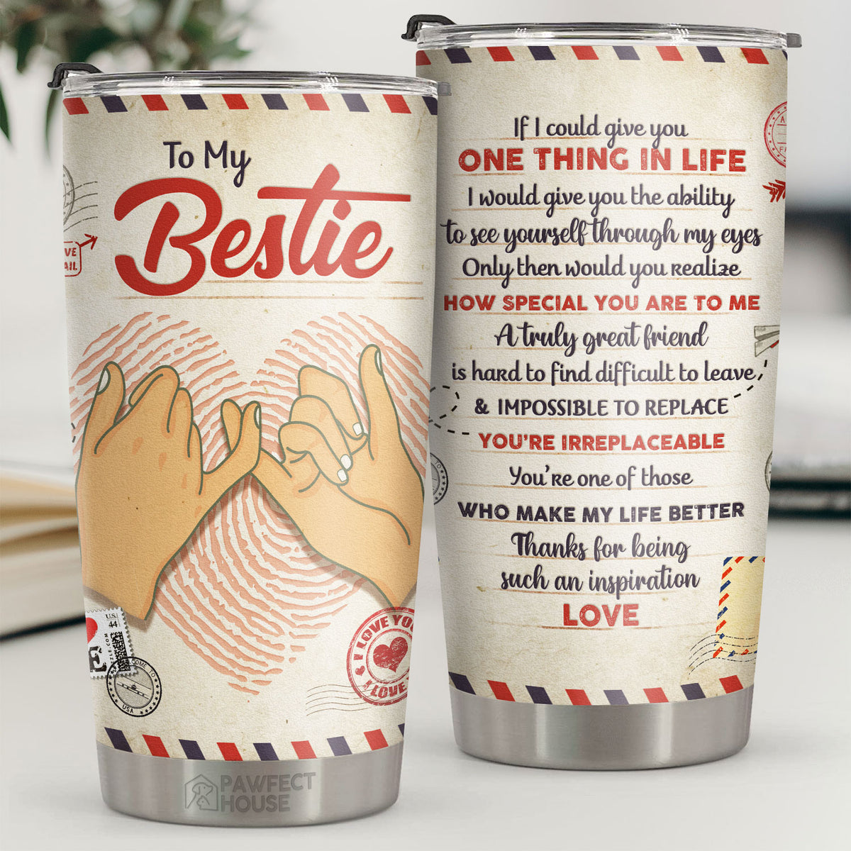 Un véritable grand ami est difficile à trouver, tu es irremplaçable - Tumbler - À ma meilleure amie, cadeau pour meilleure amie, meilleure amie, sœur, cadeau d'anniversaire pour meilleure amie et amie