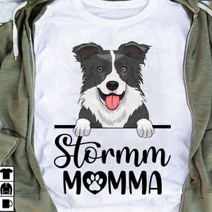 DOG'S MOMMA - PERSONALIZED CUSTOM UNISEX T-SHIRT.