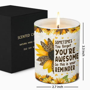Ceci est votre rappel - Bougie parfumée sans fumée familiale - Cadeau de fête des mères, d'anniversaire pour maman