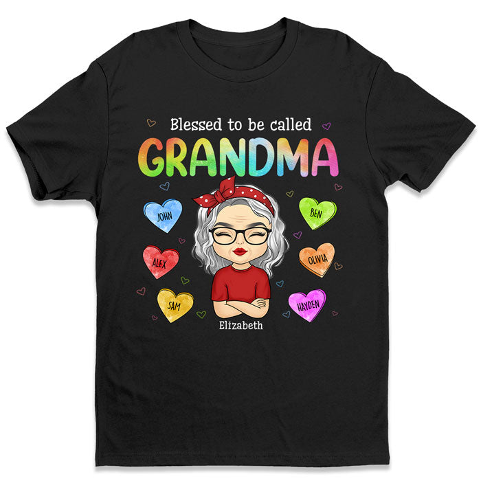 Bienheureuse arrière-grand-mère - T-shirt unisexe personnalisé, sweat à capuche, sweat-shirt - Cadeau de fête des mères, d'anniversaire pour grand-mère