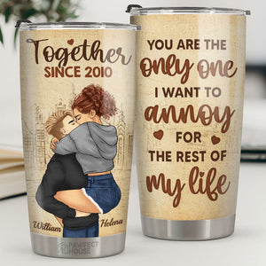 Je suis à toi, pas de retour ni de remboursement - Verre personnalisé pour couple - Cadeau pour mari et femme, anniversaire