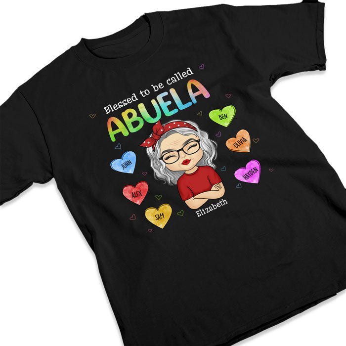 Bienheureuse arrière-grand-mère - T-shirt unisexe personnalisé, sweat à capuche, sweat-shirt - Cadeau de fête des mères, d'anniversaire pour grand-mère