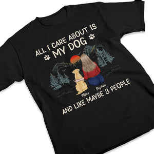All I Care About Is My Fur Baby - Dog Personalized Custom Unisex T-shirt, Hoodie, Sweatshirt - Gift For Pet Owners, Pet Lovers