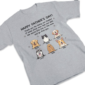 Bonne fête des pères, papa ! - T-shirt, sweat à capuche, sweat-shirt unisexe personnalisé avec chat - Cadeau pour les propriétaires et les amoureux des animaux