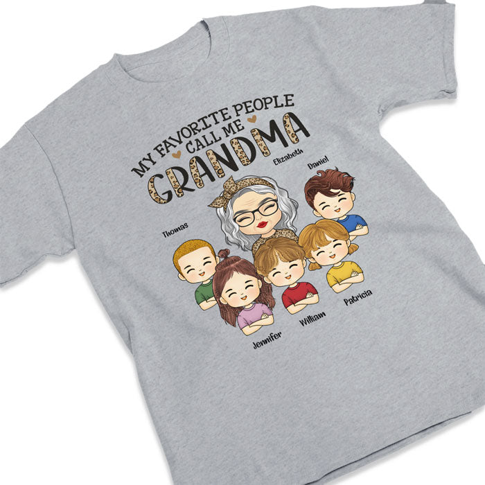 Grand-mère, Abuela, Grammy, Mawmaw, Mimi, Maman, Nana - C'est comme ça qu'on m'appelle - T-shirt unisexe personnalisé, sweat à capuche, sweat-shirt - Fête des mères, cadeau d'anniversaire pour grand-mère