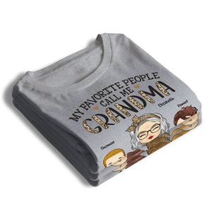 Grand-mère, Abuela, Grammy, Mawmaw, Mimi, Maman, Nana - C'est comme ça qu'on m'appelle - T-shirt unisexe personnalisé, sweat à capuche, sweat-shirt - Fête des mères, cadeau d'anniversaire pour grand-mère
